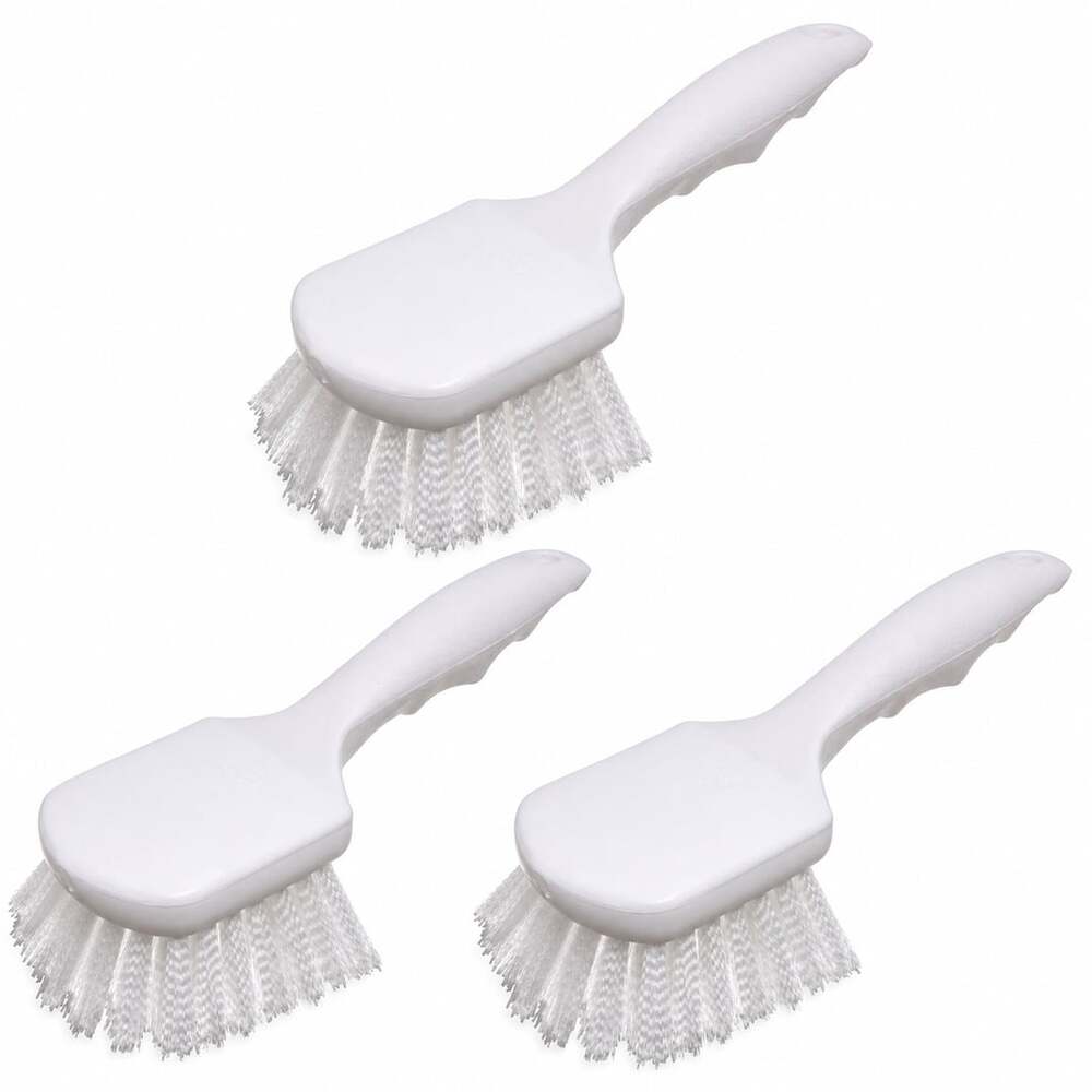 Sparta 4054200 Utility Scrub Brush White 3 Pack